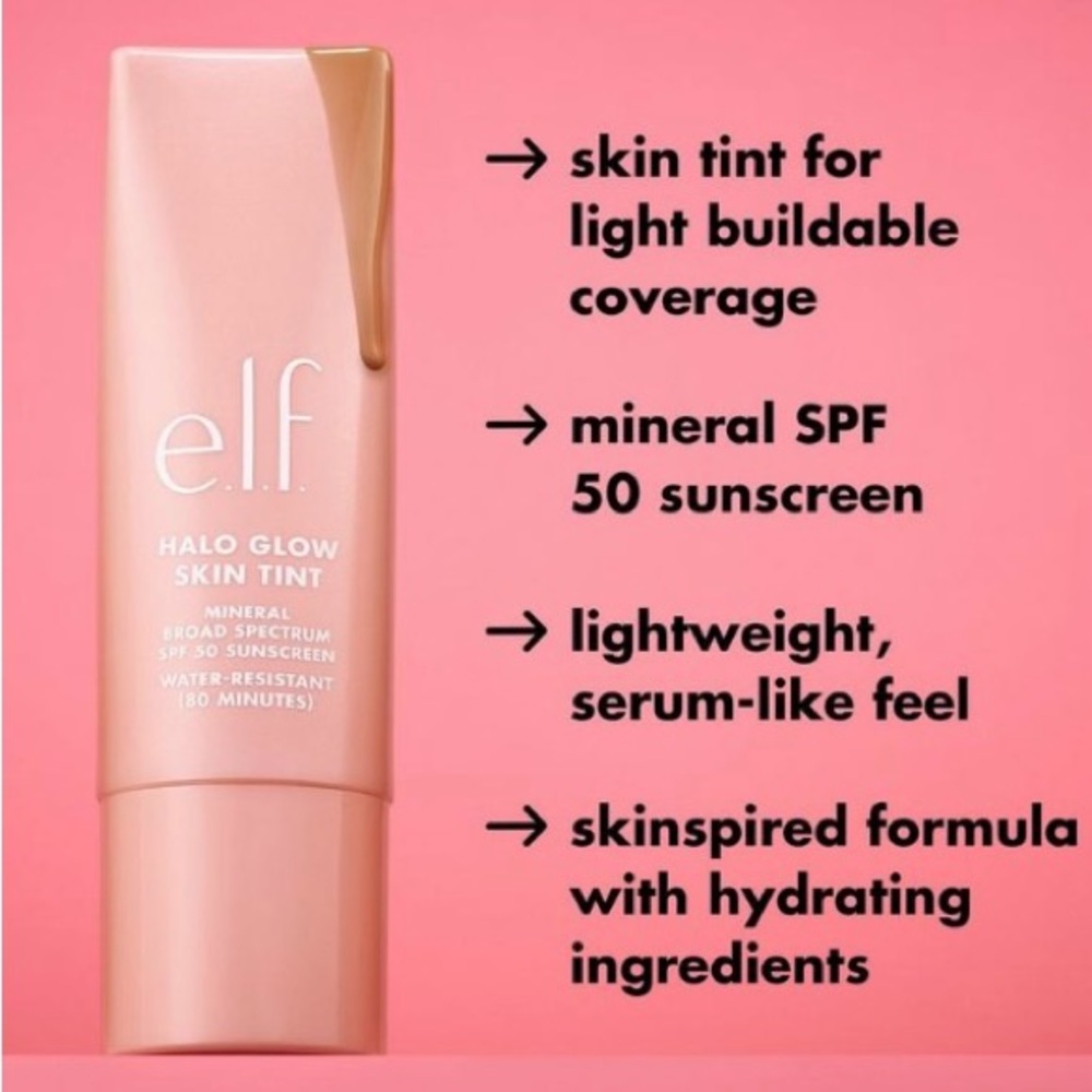 ELF Halo Glow Skin Tint - Medium Neutral - Picture 4 of 5
